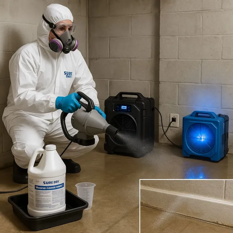 Sanitization and Odor Removal process in Bayboro, NC