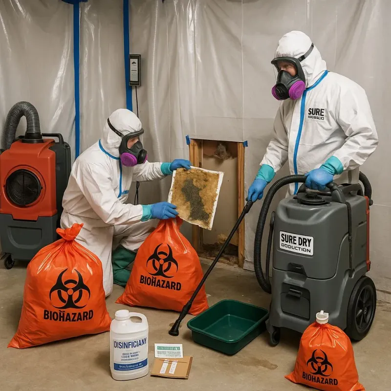 Contaminated Water Handling Protocols process in Bayboro, NC